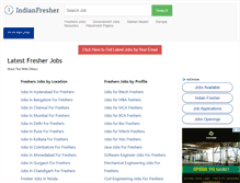 Tablet Screenshot of indianfresher.com